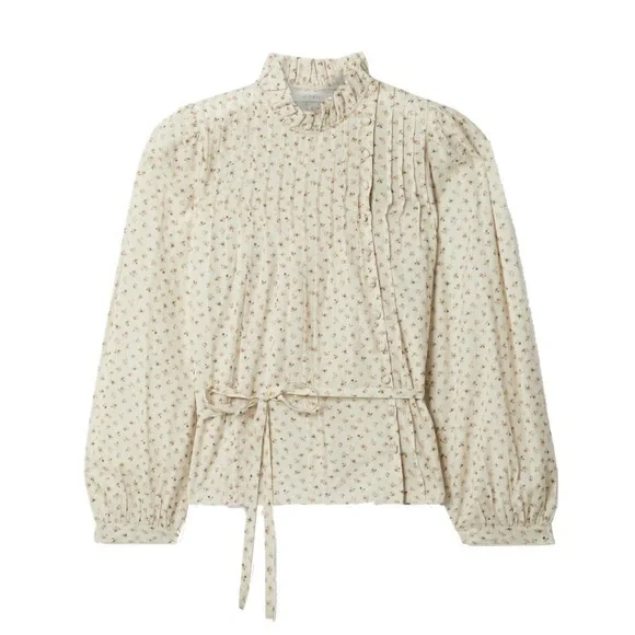 Doen palmera top in cream parc monceau NWOT - Picture 2 of 7